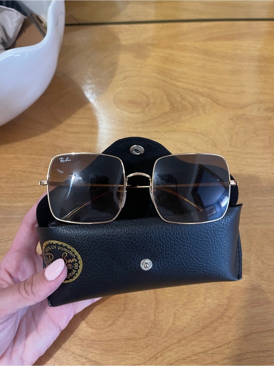 Ray-Ban Accessories - Ray-Ban Women's Gold Frame Sunglasses with Brown Lenses